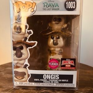 Funko Pop! Vinyl Disney Raya Ongis #1003 Flocked TargetCon Exclusive Figure